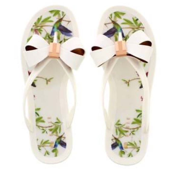 ted baker hummingbird flip flops
